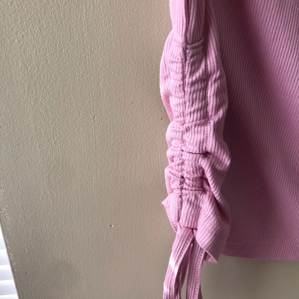 ROMWE Side Drawstring Crop Top - Picture 5 of 5